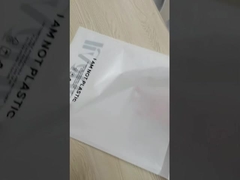 Envelope de papel de vidro personalizado com fita adesiva auto-selada para embalagens de vestuário