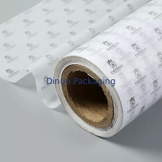 Saco/jóias de papel de seda branco e dourado da marca para bolsa feminina/jóias
