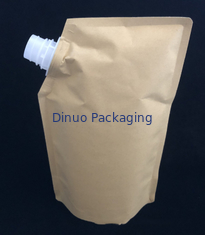 Suporte impresso feito sob encomenda da folha biodegradável acima do malote líquido impermeável do bico do papel de embalagem dos malotes