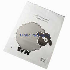 Sacos de embalagem CPE recicláveis Sacos de vestuário CPE/PVC/PE com fecho de fecho 17 X 20cm