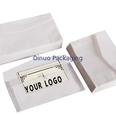O selo autoadesivo biodegradável encerou os envelopes de papel com logotipo feito sob encomenda