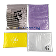 Customizado PVC plástico bolha aconchegante fechadura Zip Bolsa de maquiagem cosmética fechadura Bolha Mailer