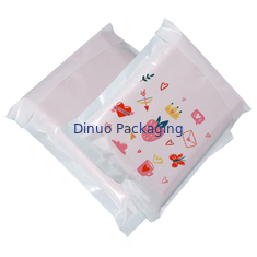 Logotipo personalizado Impresso Ropa biodegradável Saco de papel de vidro Compostavel Saco de papel de cera translúcido