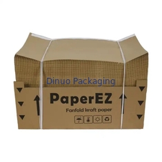 Material de preenchimento de almofada de papel 100% biodegradável para máquina de preenchimento inteligente