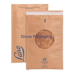 Papel Kraft embalado em favo de mel, biodegradável, em envelope expresso, resistente a choques, mailer, mailing bag