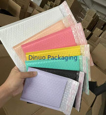 Design de logotipo personalizado Bolsas de correio de bolhas coloridas Escolha perfeita para transporte seguro e elegante