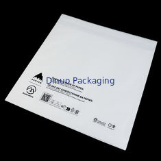Saco de papel biodegradável transparente gravado por atacado da cera do papel glassine do envelope de Mini Semi Disposable Self Seal