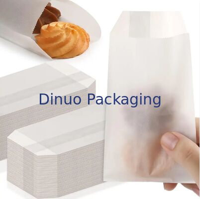 Sacos de papel de vidro para alimentos Sacos de papel de vidro para alimentos Sacos de papel de vidro para pequenos lanches de padaria