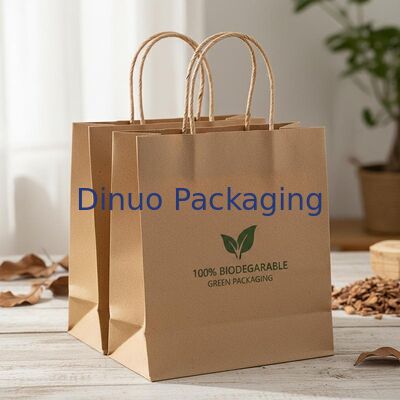 Sacolas de Papel Personalizadas Recicláveis Oferecendo Espessura de 35gsm e Caráter 100% Biodegradável Projetadas para Necessidades de Embalagem Verde
