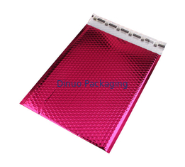 Os encarregados do envio da correspondência cor-de-rosa metálicos antiestáticos da bolha, invólucro com bolhas de ar ensacam 135x210 #-AC