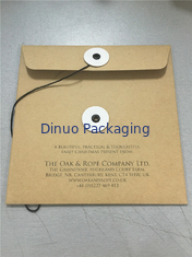 Envelopes do laço de corda do fecho do papel de embalagem dos encarregados do envio da correspondência 6x10 Da bolha de Brown 000 Kraft