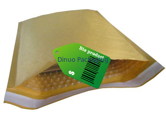 O envelope amarelo do invólucro com bolhas de ar do papel de embalagem, Encarregado do envio da correspondência da bolha do #H de 235x330mm ensaca