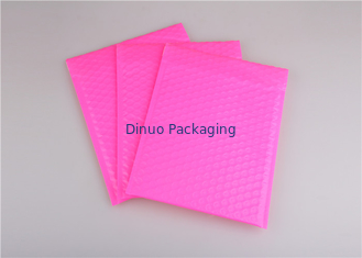 Sacos cor-de-rosa polis dos encarregados do envio da correspondência da bolha, envelopes de envio pelo correio da bolha colorida para empacotar