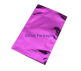 Sacos coloridos roxo do aferidor do vácuo da folha de alumínio, envelopes da folha de alumínio