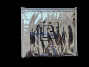 Saco de plástico resistente descartável impresso costume do OEM com o zíper para o empacotamento industrial