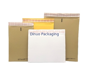 Nenhum cartão de Kraft da curvatura acolchoou envelopes de envio para o portfólio