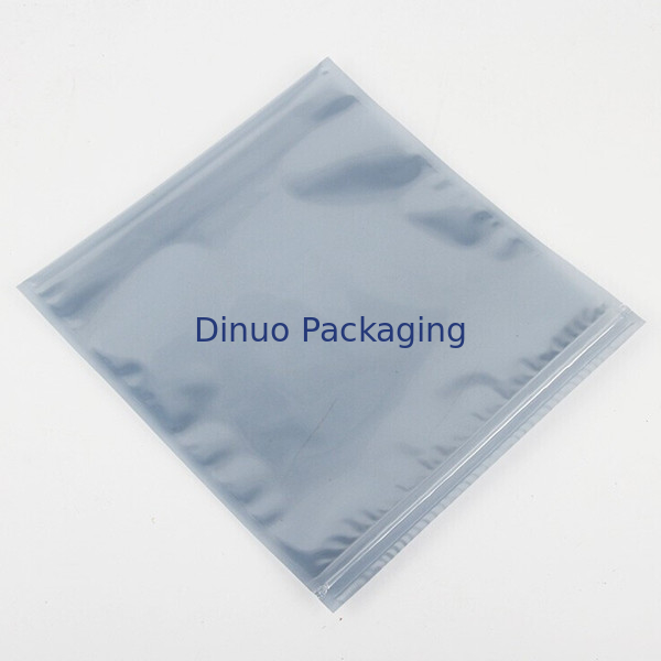 A proteção de 500PCS ESD ensaca o fechamento do fecho de correr/prata superior aberta para a anti proteção estática
