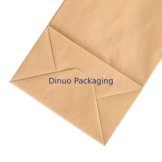 Tamanho personalizado Sacos de papel Kraft castanho descartáveis para pão, sanduíche