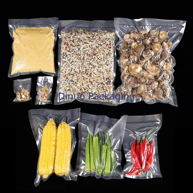 Vários tamanhos Saco de vácuo de nylon espessura 0.06-0.12mm Nylon / PE Material