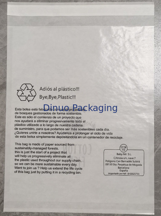 Bolsas de papel personalizadas recicláveis de selo de três lados para necessidades diárias Design de embalagem PDF