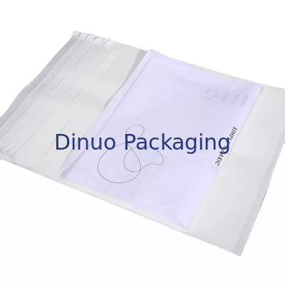 Logotipo personalizado para roupas à prova d'água estampado Saco de papel Glassine Bolsa de embalagem branca Envelope