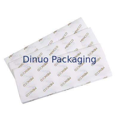 Lenço de papel de embrulho de papel de presente preto de feliz aniversário de Natal logotipo personalizado para roupas de sapato