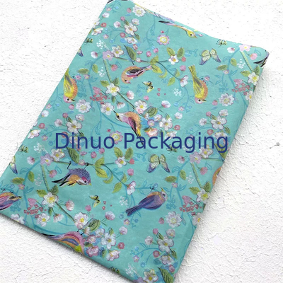 Lenço de papel rômbico colorido floral estampado arte palmeira com impressão personalizada