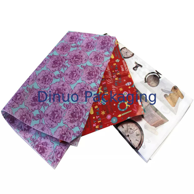 Embalagem de presente papel de seda pequeno para embrulho colorido para buquê de flores