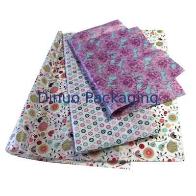 Embalagem de presente papel de seda pequeno para embrulho colorido para buquê de flores