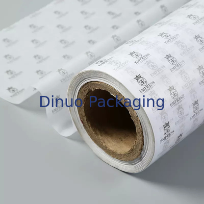 Saco/jóias de papel de seda branco e dourado da marca para bolsa feminina/jóias