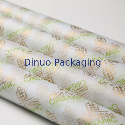 Lenço de papel de embrulho fino 17 g para presente de sapato de cor vermelha com impressão personalizada para embalagem