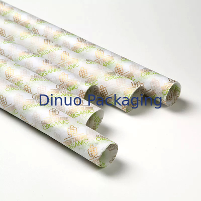 Lenço de papel de embrulho fino 17 g para presente de sapato de cor vermelha com impressão personalizada para embalagem