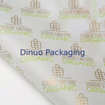 Lenço de papel de embrulho fino 17 g para presente de sapato de cor vermelha com impressão personalizada para embalagem