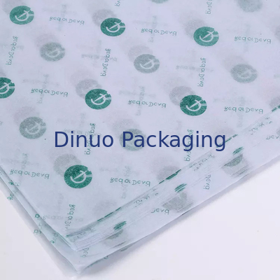 Papel de seda colorido com impressão de logotipo para roupas de presente de casamento de feriado de aniversário