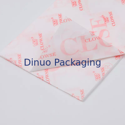 Lenço de papel impresso personalizado com logotipo laranja para presente facial de flor guirlanda de casamento