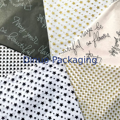 Lenço de papel biodegradável estampado de natal para presente facial perfumado