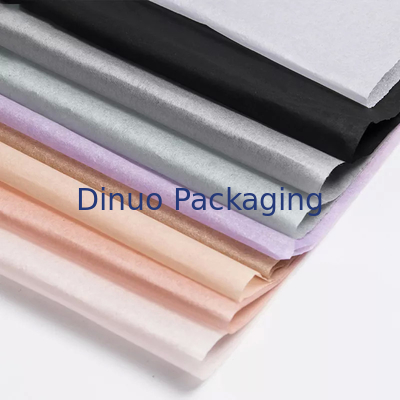Papel de embrulho de tecido de polpa de madeira à prova de fogo colorido da moda para embalagens de roupas