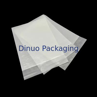 Certificado FSC Material Reciclado Peel Seal Papel Glassine Saco de embalagem Tipos personalizados de sacos envelope de negócios