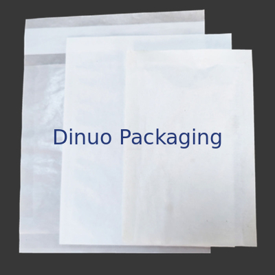 Certificado FSC Material Reciclado Peel Seal Papel Glassine Saco de embalagem Tipos personalizados de sacos envelope de negócios