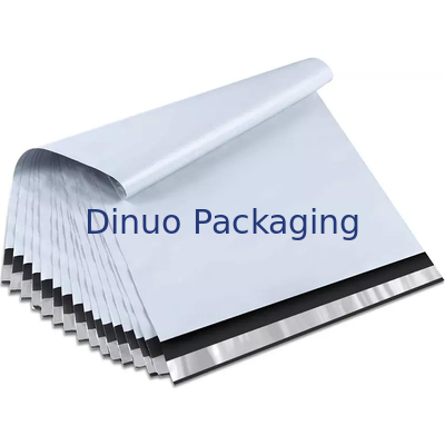 Envelope Reciclado Impresso Personalizado Bolsa Polymailer Branco Preto Para Envio de Correio Expresso