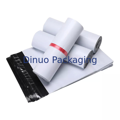 Envelope Reciclado Impresso Personalizado Bolsa Polymailer Branco Preto Para Envio de Correio Expresso