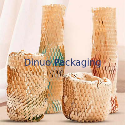 Bola de favo de mel biodegradável de papel kraft acolchoada e protetora de celulose