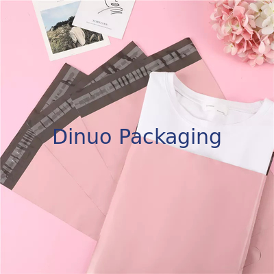 Sacos de correspondência rosa impressos à prova d'água para embalagem de envio de correio de pano de livro