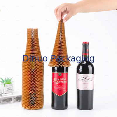 Logística biodegradável que empacota a luva à prova de choque do papel do favo de mel para bens frágeis