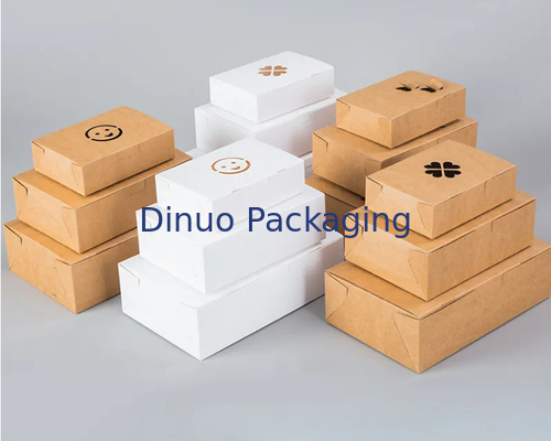 Cor feita sob encomenda de papel imprimindo UV do cartão do ouro de Logo Kraft Paper Box With