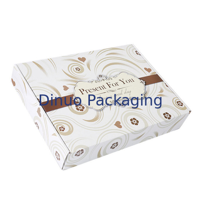 Caixa de presente branca do boutique da cor do cartão da caixa de Matt Lamination Aircraft Drawer Paper