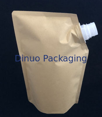 Suporte impresso feito sob encomenda da folha biodegradável acima do malote líquido impermeável do bico do papel de embalagem dos malotes