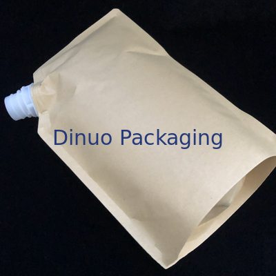 Suporte impresso feito sob encomenda da folha biodegradável acima do malote líquido impermeável do bico do papel de embalagem dos malotes