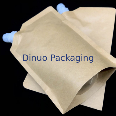 Suporte impresso feito sob encomenda da folha biodegradável acima do malote líquido impermeável do bico do papel de embalagem dos malotes