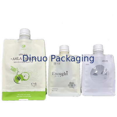 Malote orgânico Juice Beverage Doypack Bag reusável do bico do comida para bebê do aperto do puré do fruto
